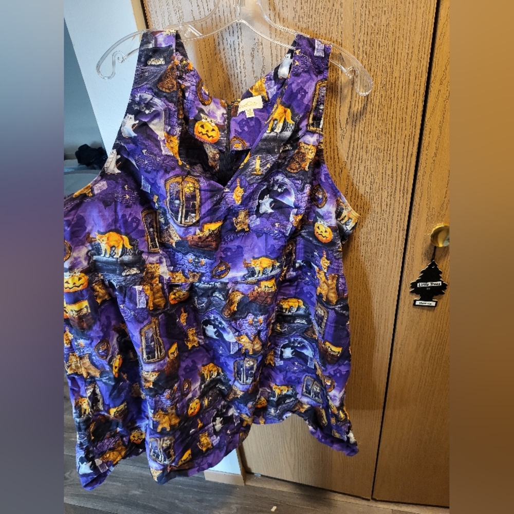 Modcloth 3x spooky cats dress